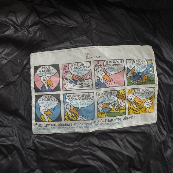 Black Moncler Giubbotto Seritte Down Jacket - Picture 3 of 5